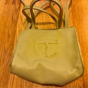 TEFLAR nude shopping bag size small USED